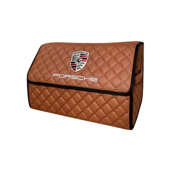 Auto-Organizer mit gesticktem Porsche-Logo