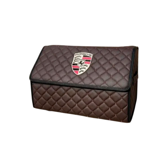 Auto-Organizer mit gesticktem Porsche-Logo