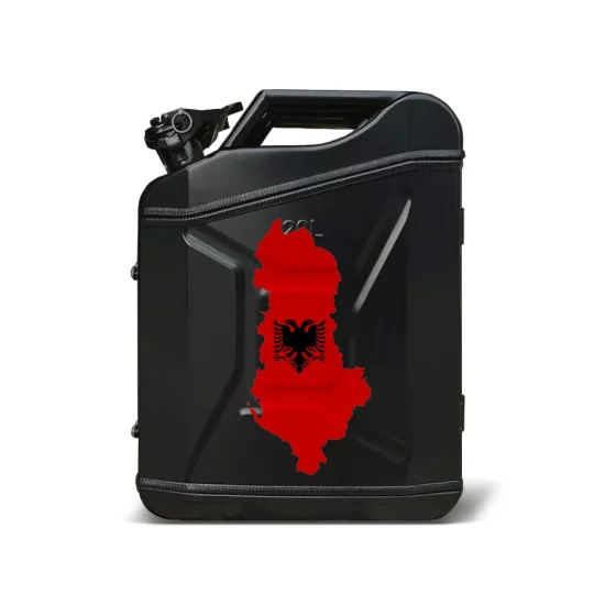 Kanisterbar 20 L Albanien Mappe Figur Tür