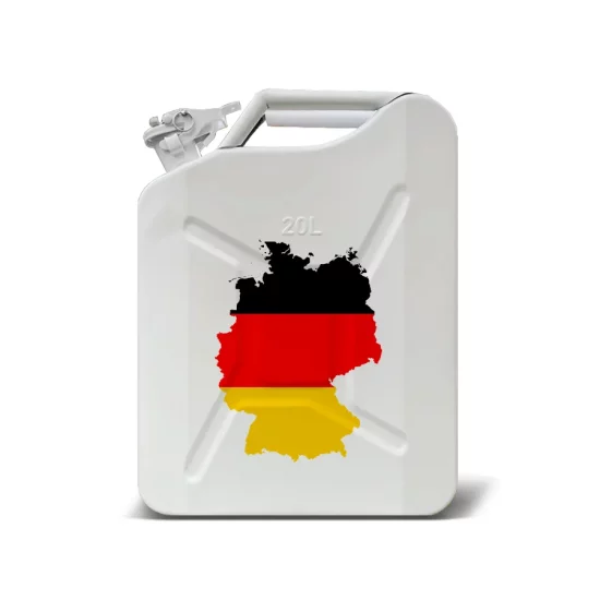 Kanisterbar 20 L Deutschland Mappe Halb Tür