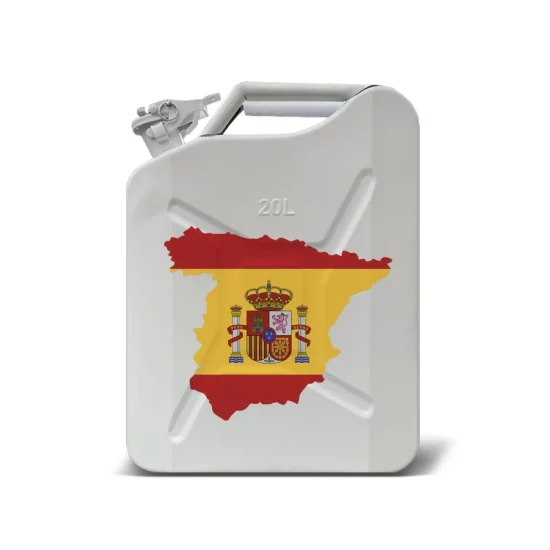 Kanisterbar 20 L Spanien Mappe Halb Tür