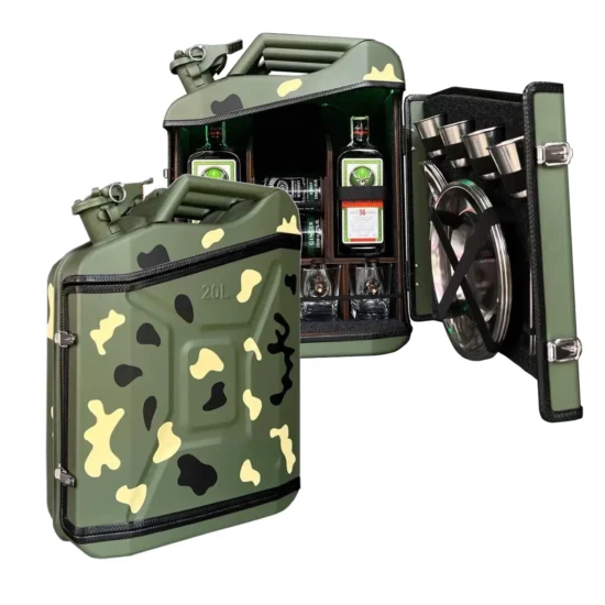 Kanisterbar 20 L Kamuflage Figur Tür
