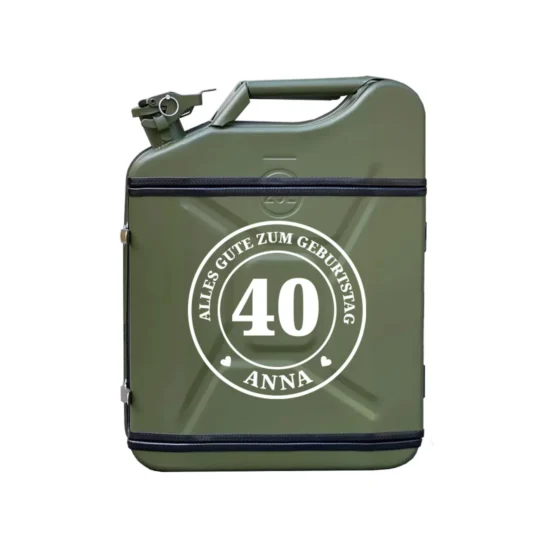 Kanister Minibar 40 zum Geburtstag