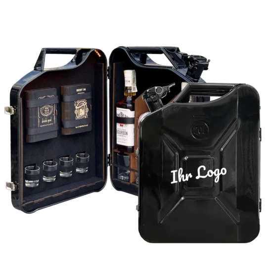 Kanisterbar 20 L mit Ihrem Logo Halb Tür Zigarren